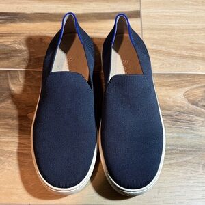 Rothy’s The Original Slip On Sneakers Navy Blue Women’s Size 10